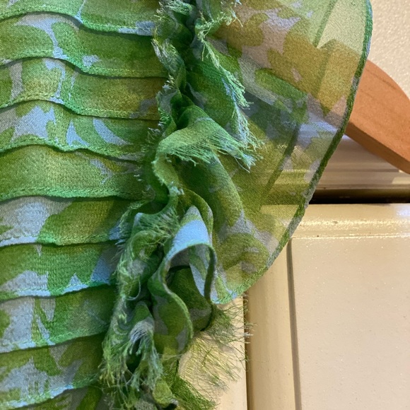 Vera Wang Green Garden Dress - Picture 5 of 11